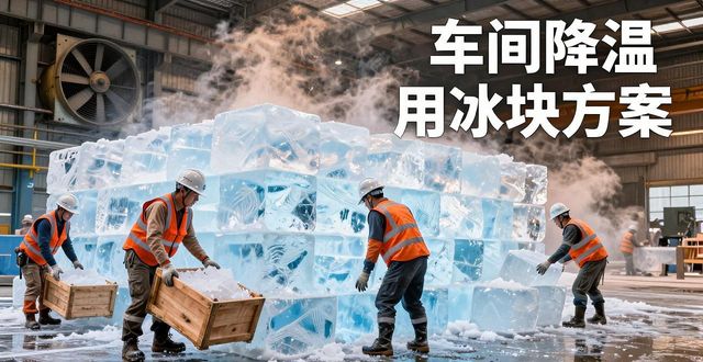 车间降温用冰块靠谱吗？崇明高温车间冰墙方案实测