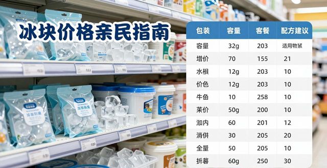 冰块价格亲民指南