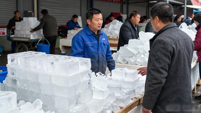 降温崇明冰块热销 电话被打爆的秘密