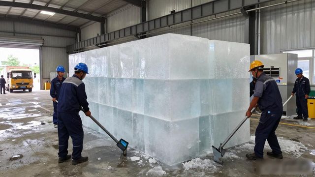 崇明车间降温神器：大冰块到底靠不靠谱