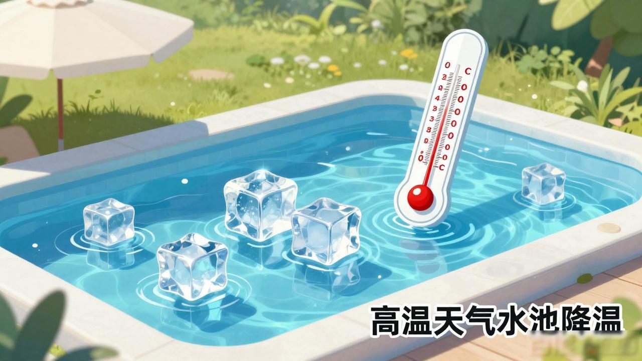 室外泳池水温控制_崇明高温水池降温大冰块_高温水池降温大冰块